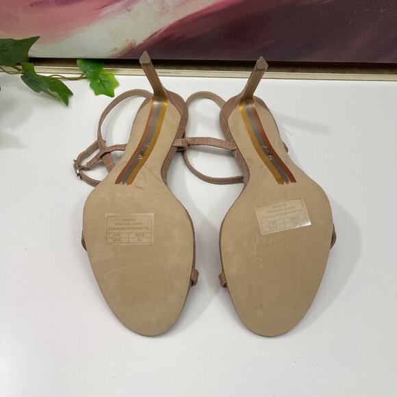 SAM EDELMAN Doran Strappy Sandal in Maple Croco Size 9.5 - Picture 8 of 10